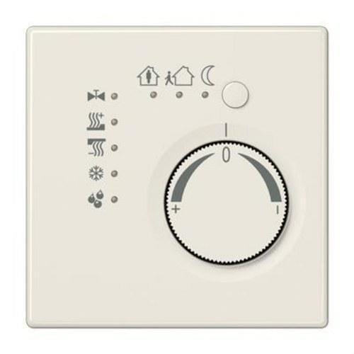 JUNG - Termostato continuo KNX LS990/LSPLUS con BCU blanco marfil