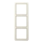 JUNG - Marco para montaje horizontal vertical blanco 3 elemento WU500