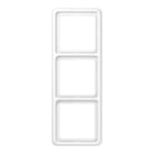 JUNG - Marco montaje horizontal vertical blanco alpino 3 elementos WU500