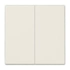 JUNG - TECLA DOBLE BLANCO MARFIL