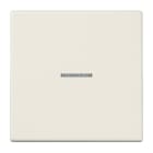 JUNG - Tecla KNX con visor blanco marfil