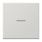 JUNG - Tecla KNX con visor gris claro