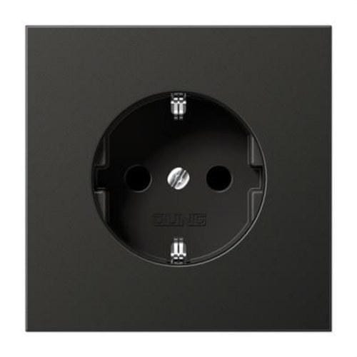 JUNG - Base enchufe protección niños antracita