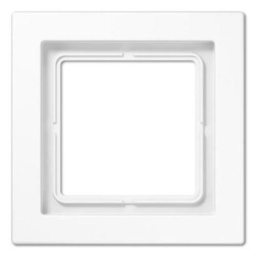 JUNG - Marco simple para montaje horizontal vertical blanco alpino
