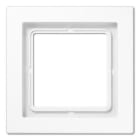 JUNG - Marco simple para montaje horizontal vertical blanco alpino