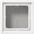 JUNG - Caja superfície simple 81x81x47mm blanco alpino
