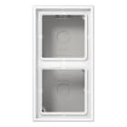 JUNG - Caja superfície doble 152x81x47mm blanco alpino