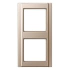 JUNG - MARCO EMBELLECEDOR DOBLE 81X152MM CAVA