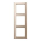 JUNG - MARCO EMBELLECEDOR TRIPLE 81X223MM CAVA