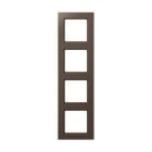 JUNG - Marco embellecedor montaje vertical horizontal 4 elementos mokka