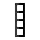JUNG - Marco embellecedor montaje vertical horizontal 4 elementos negro