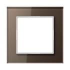 JUNG - Marco embellecedor montaje vertical horizontal 1 elemento mokka