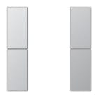 JUNG - Juego teclas F50 KNX 2 fases para Serie LS aluminio
