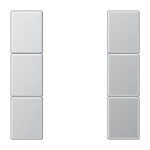 JUNG - Juego teclas F50 KNX 3 fases Serie LS aluminio