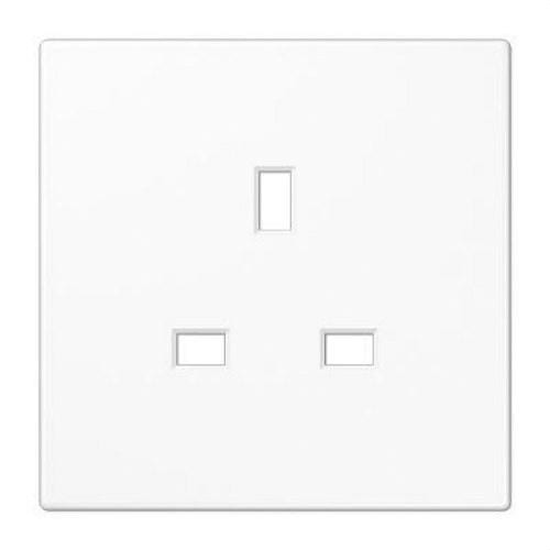 JUNG - Placa central para mecanismo 3521EINS blanco alpino