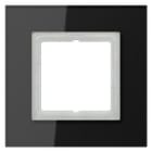 JUNG - MARCO EMBELLECEDOR SIMPLE LS PLUS NEGRO
