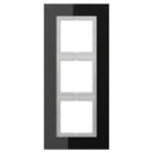 JUNG - MARCO EMBELLECEDOR TRIPLE LS PLUS NEGRO