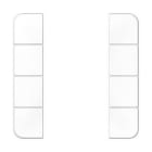 JUNG - Juego teclas F50 KNX 4 fases para Serie blanco alpino