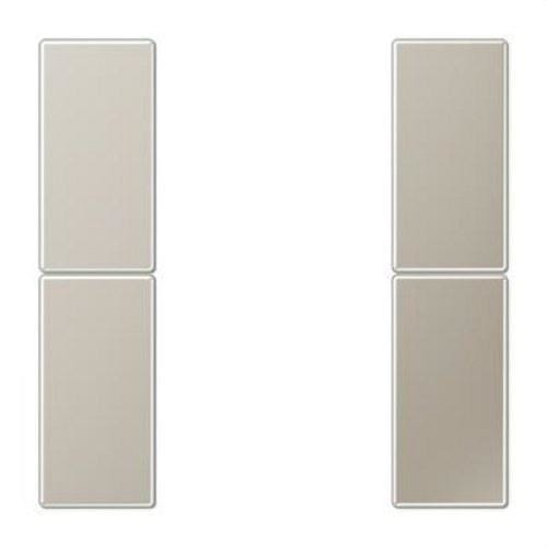 JUNG - Juego teclas F50 KNX 2 fases para Serie LS acero