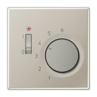 JUNG - Termostato calefacción 10A 230V acero