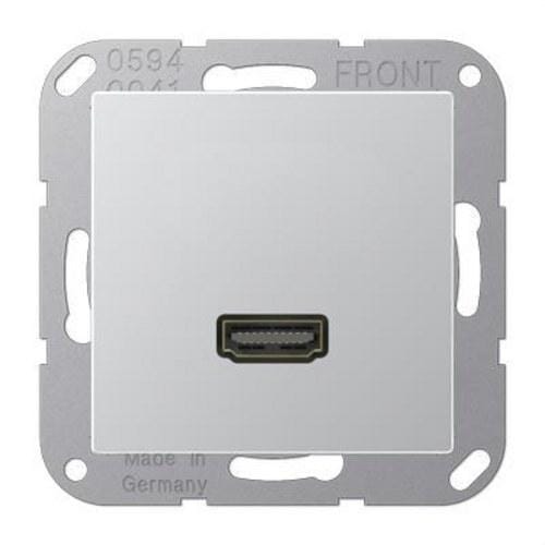 JUNG - PLACA HDMI ALUMINIO PARA SERIE AS500
