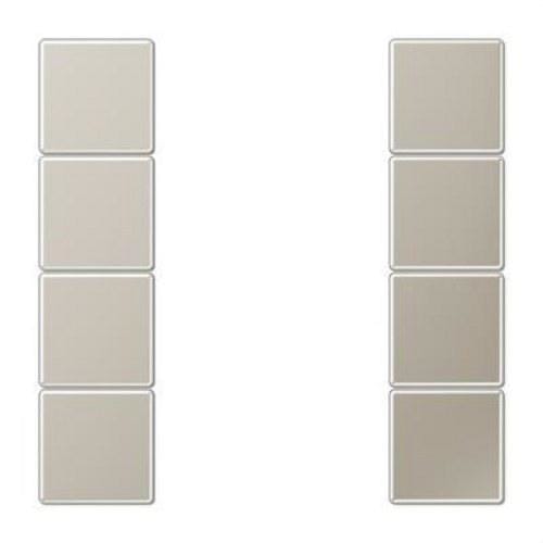 JUNG - Juego teclas F50 KNX 4 fases Serie LS acero