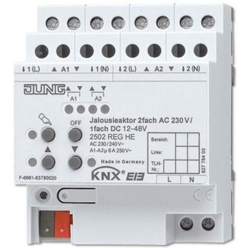 JUNG - ACTUADOR PERSIANA KNX 2 CANALES