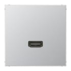 JUNG - Placa HDMI aluminio para Serie LS