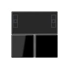 JUNG - Juego tecla AS500/A500 para 4093KRMTSD negro