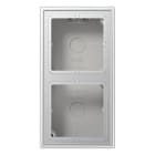 JUNG - Caja superfície doble 152x81x47mm aluminio