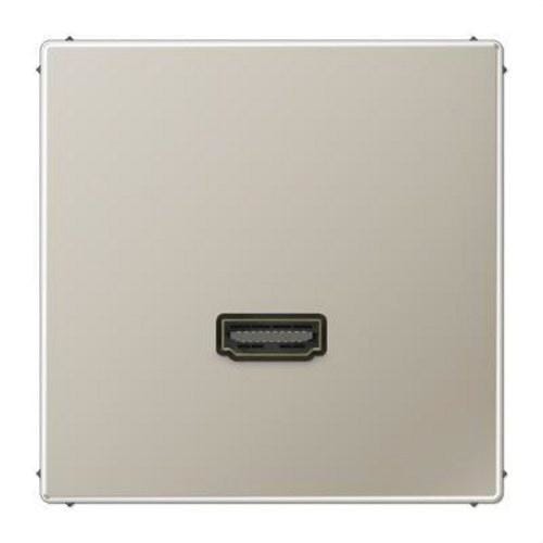 JUNG - PLACA HDMI ACERO PARA SERIE LS