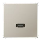 JUNG - PLACA HDMI ACERO PARA SERIE LS
