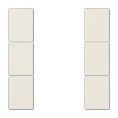 JUNG - Juego teclas F50 KNX 3 fases Serie LS blanco marfil