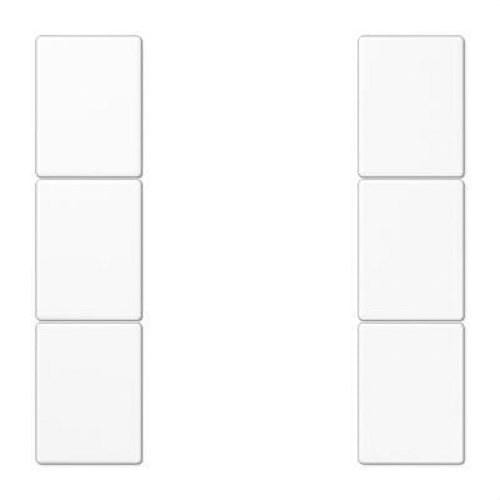 JUNG - Juego teclas F50 KNX 3 fases Serie LS blanco alpino
