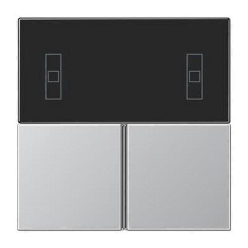 JUNG - Juego teclas KNX Serie LS para 4093KRMTSD aluminio