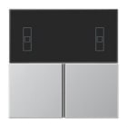 JUNG - Juego teclas KNX Serie LS para 4093KRMTSD aluminio