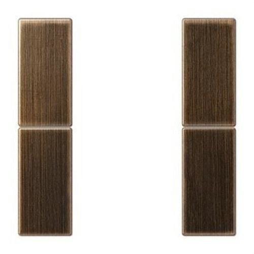 JUNG - Juego teclas F50 KNX 2 fases Serie LS latón antik