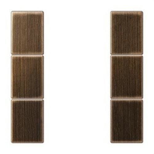 JUNG - Juego teclas F50 KNX 3 fases Serie LS latón antik
