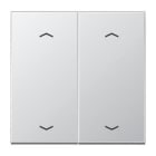 JUNG - Pulsador 4 canales LS990 EnOcean símbolo persiana aluminio