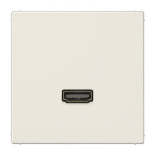 JUNG - PLACA HDMI BLANCO MARFIL PARA SERIE LS