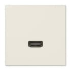 JUNG - PLACA HDMI BLANCO MARFIL PARA SERIE LS