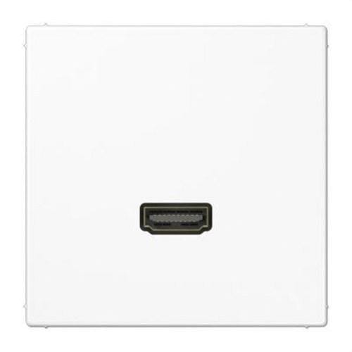 JUNG - Placa HDMI blanco alpino para Serie LS