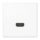 JUNG - Placa HDMI blanco alpino para Serie LS