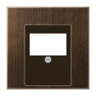 JUNG - Placa módulo comunicación KNX/USB + toma latón antik