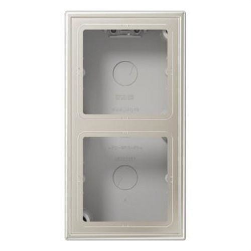 JUNG - Caja superfície doble 152x81x47mm acero