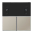 JUNG - Juego teclas KNX Serie LS para 4093KRMTSD acero