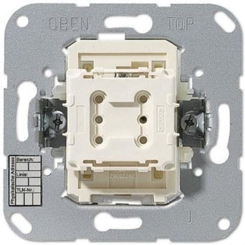 JUNG - Pulsador sencillo KNX 1 fase fijación media