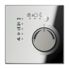JUNG - Termostato PI climatización KNX BCU entrada 4 canales cromado