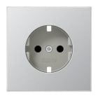 JUNG - Cazoleta base enchufe protección niños aluminio
