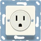 JUNG - Base enchufe NEMA con toma tierra 15A 125V